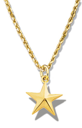 Star Pendant Faceted 