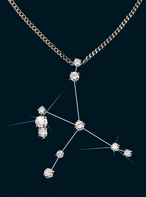 Diamond Constellation Aquila Pendant 