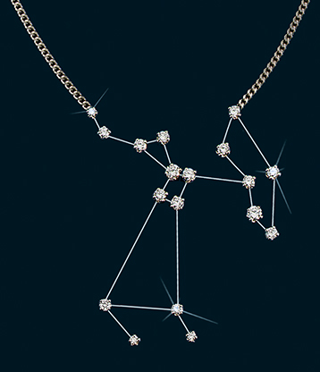 Diamond Constellation Sagittarius Necklace 18
