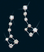 Diamond Constellation Little Dipper Earrings 