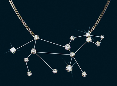 Diamond Constellation Leo Necklace 18