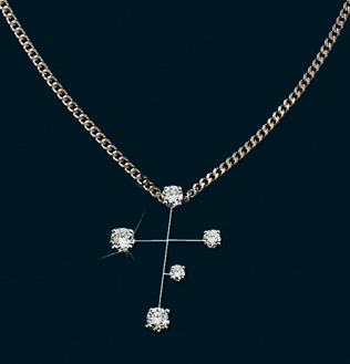 Diamond Constellation Southern Cross Pendant 