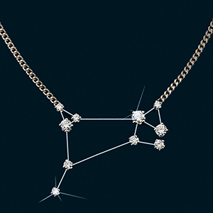 Diamond Constellation Aries Necklace 18