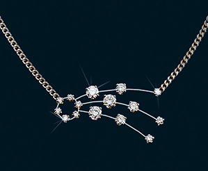 Diamond Comet Necklace 18