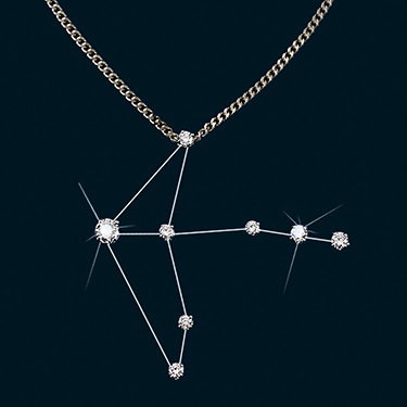 Diamond Constellation Cygnus Pendant 