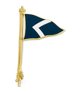 Enamel Single Flag Pin 