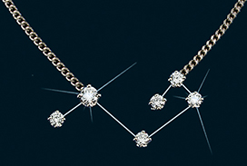 Diamond Constellation Pleiades Necklace 18
