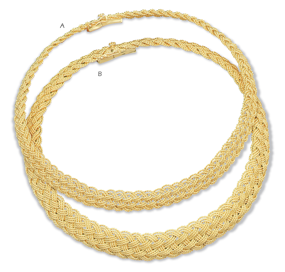 Prolong Knot 3 Strand Necklace  (B)