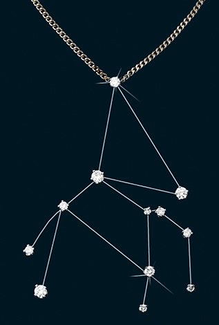 Diamond Constellation Pegasus Pendant 