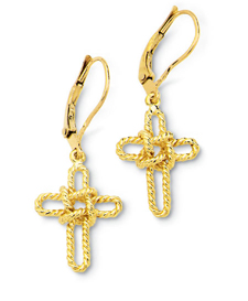 Sailors Cross Dangle Earrings 