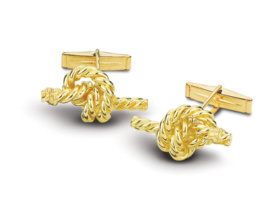 Stopper Knot Cuff Links 