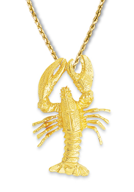 Maine Lobster Large Pendant 