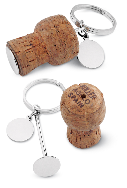 Cork Key Ring 